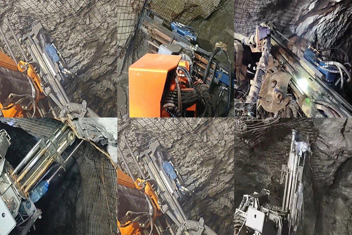 20KW Hydraulic Rock Drills HA20A application 20KW Hydraulic Rock Drills HA20A application